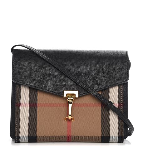 burberry grainy calfskin house check small maidstone black ebay|BURBERRY Grainy Calfskin House Check Medium Maidstone .